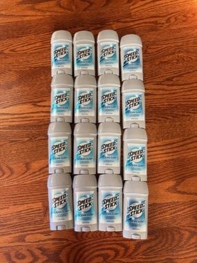 16 Pack Speed Stick Deodorant Clear Solid Ocean Surf 3.0 oz Each